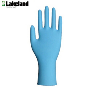 雷克兰（Lakeland）8308PF 限次性使用丁腈防化手套 无粉 M码（50只/盒）