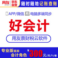 用友财务软件 好会计专业版追加1个会计角色/年 畅捷通用友T3网页版 专业版试用30天