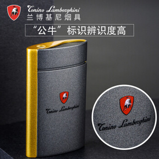 Tonino Lamborghini 德尼露·兰博基尼打火机电子充气打火机蓝焰直冲防风打火机生日节日礼物TTR016030金色