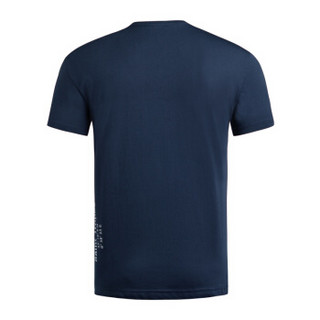 EA7 EMPORIO ARMANI 阿玛尼奢侈品19春夏新款男士针织T恤衫 3GPT60-PJ02Z NAVY-1554 L