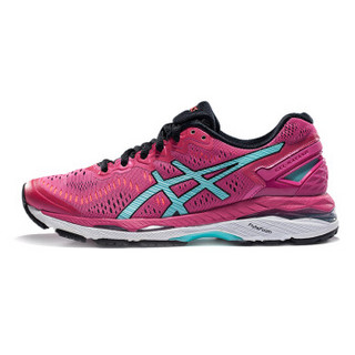 ASICS亚瑟士 稳定透气跑鞋 运动鞋女跑步鞋GEL-KAYANO 23 T696N-1978 粉色/蓝色/珊瑚色 37.5