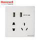 Honeywell 霍尼韦尔 五孔带双USB插座