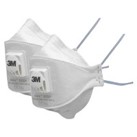 3M 9322+ 一次性防尘口罩 白色 2件装