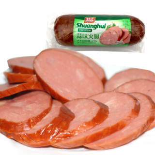 商品双汇 火腿肠 蒜香肠 蒜味火腿 380g*2支 新老规格替换