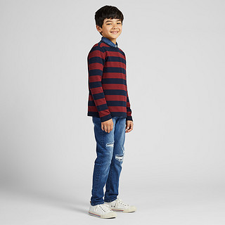 UNIQLO 优衣库 420965 儿童条纹圆领T恤