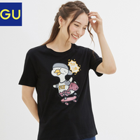 GU 极优 324219 女装印花T恤
