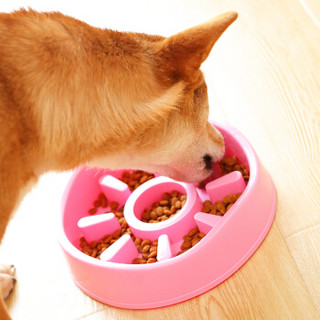 卡诺carno 狗狗防噎碗金毛泰迪中小型大型犬减慢进食碗太阳慢食碗