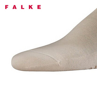 FALKE 德国鹰客 Tiago 丝光棉罗纹商务正装长中筒男袜 米灰色nature 39-40 14662-4000-39