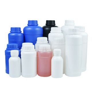 谋福1025 塑料瓶食品级液体化工样品分装包装瓶带盖 香精瓶（600ml半透明10个装   ）
