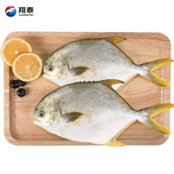翔泰 无公害金鲳鱼 700g（2条）*3件+赠免浆黑鱼片300g（可选）*3件