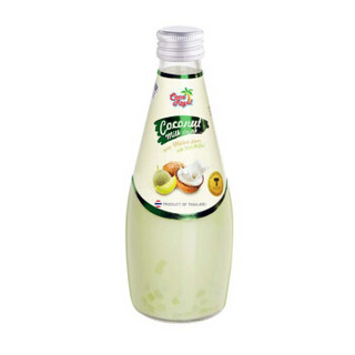 泰国原装进口 可可优（Coco Royal）哈密瓜味椰子果肉椰汁饮料290ml*12瓶整箱装