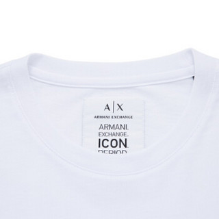 ARMANI EXCHANGE 阿玛尼奢侈品20春夏新款男士针织T恤衫 8NZTPA-ZJH4Z-20S WHITE-7141 XS