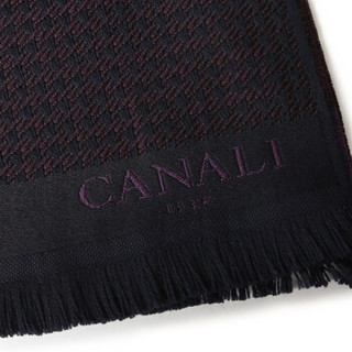 康纳利 CANALI 男士纯羊毛围巾 保暖 纯色