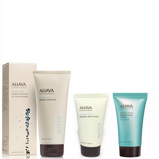 银联爆品日：AHAVA 死海矿物深层洁净套装（沐浴露200ml+身体乳40ml+护手霜40ml）