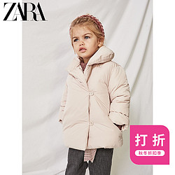 ZARA  女婴幼童 保暖围裹领棉服夹克外套 05475562621