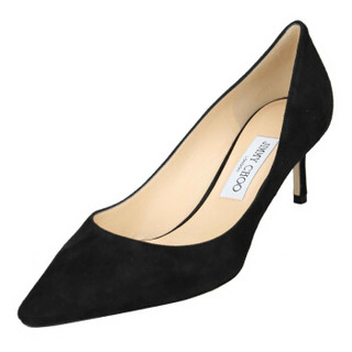 JIMMY CHOO 周仰杰 女士ROMY 60系列黑色牛皮高跟鞋 ROMY 60 SUE 247 BLACK 9/39