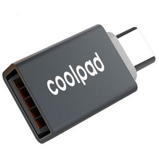 酷派（Coolpad）原装Type-C OTG转接头 USB3.0手机平板电脑读卡器U盘 土豪金