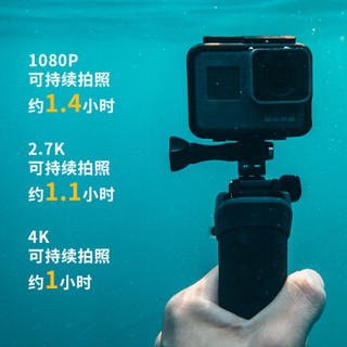 柯达（KODAK) GoPro运动相机电池 可充电锂电池（适用于HERO5、HERO6、HERO7）