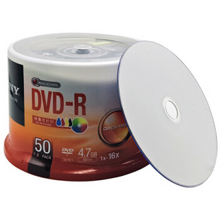 索尼（SONY）DVD-R 光盘/刻录盘 16速4.7G 桶装50片 空白光盘 可打印