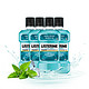 LISTERINE 李施德林 Listerine) 漱口水冰蓝劲爽口味清新口气深层清洁  500mL*4支装