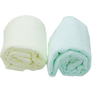 喜亲宝（K.S.babe） 竹纤维新生儿浴巾 婴儿澡巾用品抱被 宝宝包巾儿童毛巾被盖毯70*90厘米米黄色