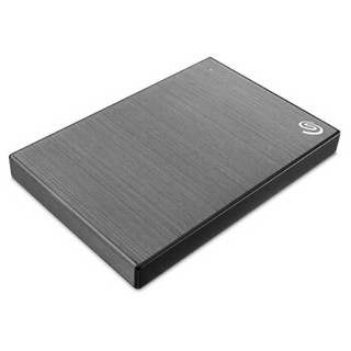 希捷(Seagate)2TB USB3.0移动硬盘 新睿品 2.5英寸 (轻薄小巧 自动备份 金属拉丝) 浩瀚灰+数据救援服务1年版