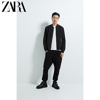 ZARA 00706306800 男士立领拼接夹克 