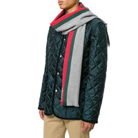 GUCCI 古驰 475513 中性条纹羊毛围巾
