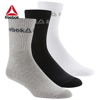 Reebok 锐步 ACT CORE CREW SOCK 3P 男女训练袜子