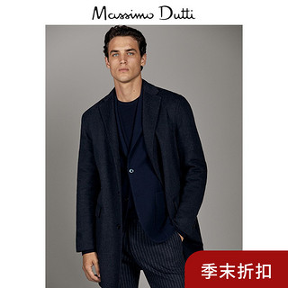 Massimo Dutti 02411161400 男士手工制羊毛大衣