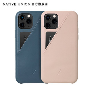NATIVE UNION 牛皮卡套商务iPhone11pro max手机壳 粉色
