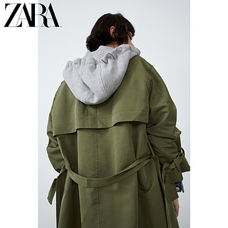 ZARA TRF 05071900505 女款连帽风衣 