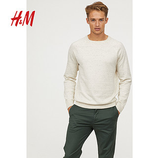 H&M 0632803 男士圆领针织衫