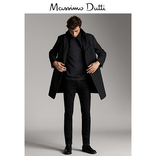 Massimo Dutti 02406162801 男士羊毛混纺大衣