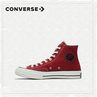 CONVERSE 匡威 Chuck 70 165031C 高帮复古帆布鞋 深红色 41.5