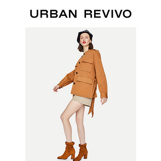 URBAN REVIVO WH08S1EN2000 女士圆领夹克