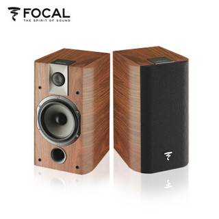 FOCAL 劲浪CHORUS 706 HIFI音箱 2.0声道无源书架箱 环绕木质家庭影院音响法国原装 （胡桃木）