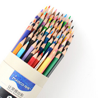 马可（MARCO）4320-72CT 72色水溶性彩色铅笔/填色笔/彩铅 学校办公 美术绘画 48色 桶装