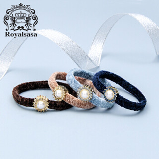 Royal sasa 皇家莎莎（Royalsasa）头绳发绳4件套装简约森女系头饰发圈马尾橡皮筋发饰品