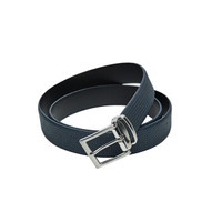 TRUSSARDI JEANS杜鲁萨迪男式深棕色牛皮针扣腰带71L000139Y099999 B220 115