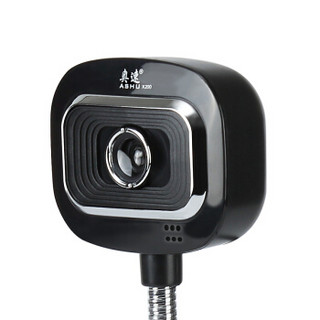 奥速（ASHU）X300 网络摄像头 电脑台式机笔记本摄像头 带话筒 黑色