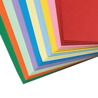 晨好ch230克a4彩色卡纸硬卡纸手工纸黑白卡纸绘画封面纸浅紫色100张包