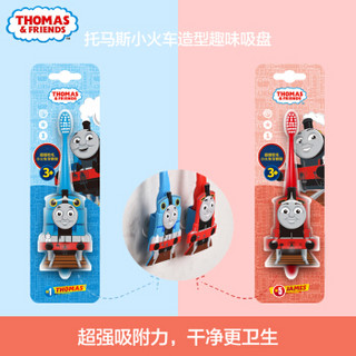 托马斯和朋友（THOMAS&FRIENDS）儿童牙刷婴儿软毛训练牙刷宝宝牙刷1-3-6岁非电动牙刷单只装 红色