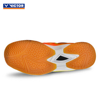 威克多VICTOR 胜利羽毛球鞋 男女款 耐磨透气运动鞋 网球鞋 SHA-160-0 41码 橙红