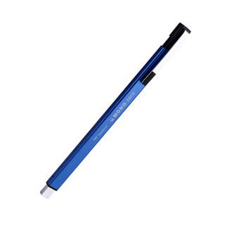 日本蜻蜓（Tombow）超细笔型铅笔自动橡皮擦素描高光 极细橡皮金属炫亮版 EH-KUMS 蓝色