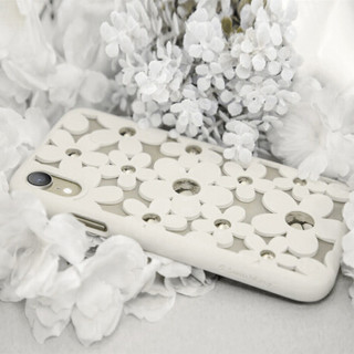 SwitchEasy 苹果X/Xs手机壳 iPhoneX/Xs个性镂空女款花朵防摔硅胶全包软壳 黑色