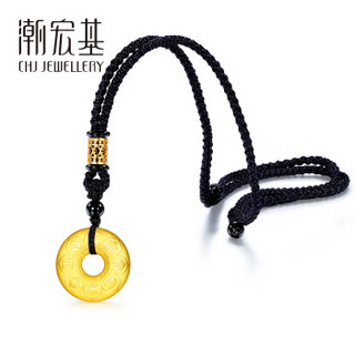 潮宏基 CHJ JEWELLERY 古法-八吉祥法宝 足金黄金吊坠 计价 XPG30014906 约8.8g（工费360元）