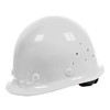 舜选 SHX-K2 圆顶安全帽ABS  工地 工程 工业 建筑 防砸 抗冲击 白色 1顶