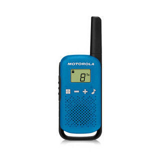 摩托罗拉（Motorola）摩托罗拉T42对讲机 户外旅游 免执照对讲机 【单只装】蓝色