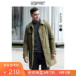 ESPRIT 埃斯普利特 089EE2G004 男士中长款棉衣